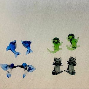 mexican crafts!! beautiful earrings brought from Jalisco Mexico, kittens,